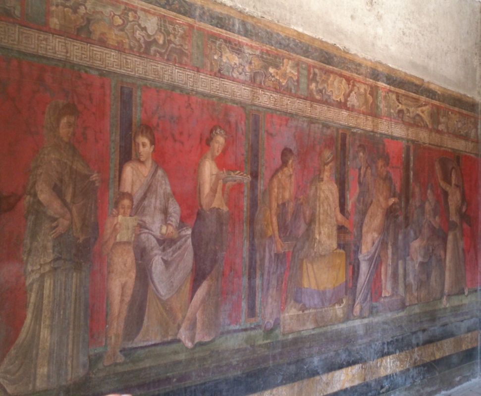 Pompei - Affreschi della Villa dei misteri ovvero della prostituzione